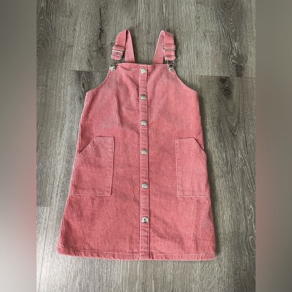 Denim&Co Blush Pink Corduroy Dress - Picture 3 of 11